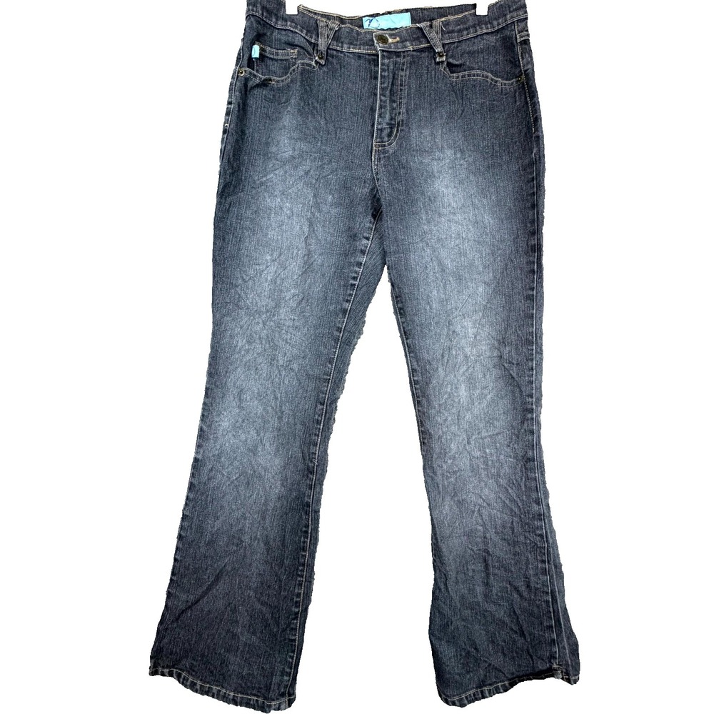 Duplex by Tyte Bootcut Jeans Womens 10 Gray Denim Y2K Medium Wash Mid Rise
